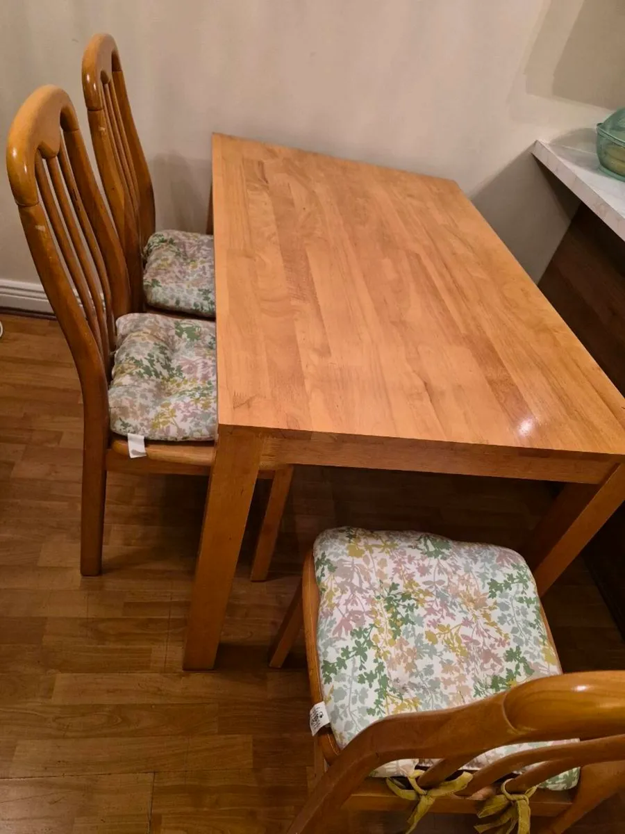 Table and chairs