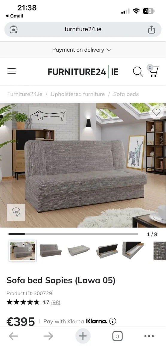 Sofa bed - Image 1