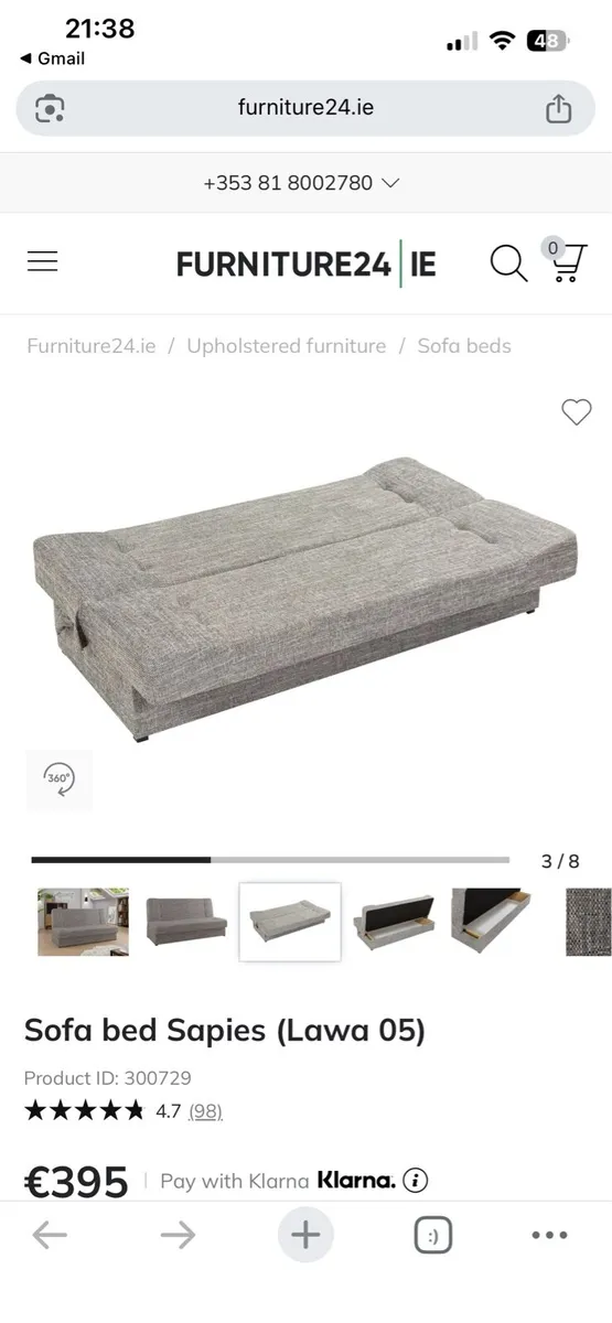 Sofa bed - Image 3