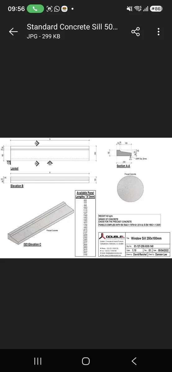 Concrete windows cils - Image 4