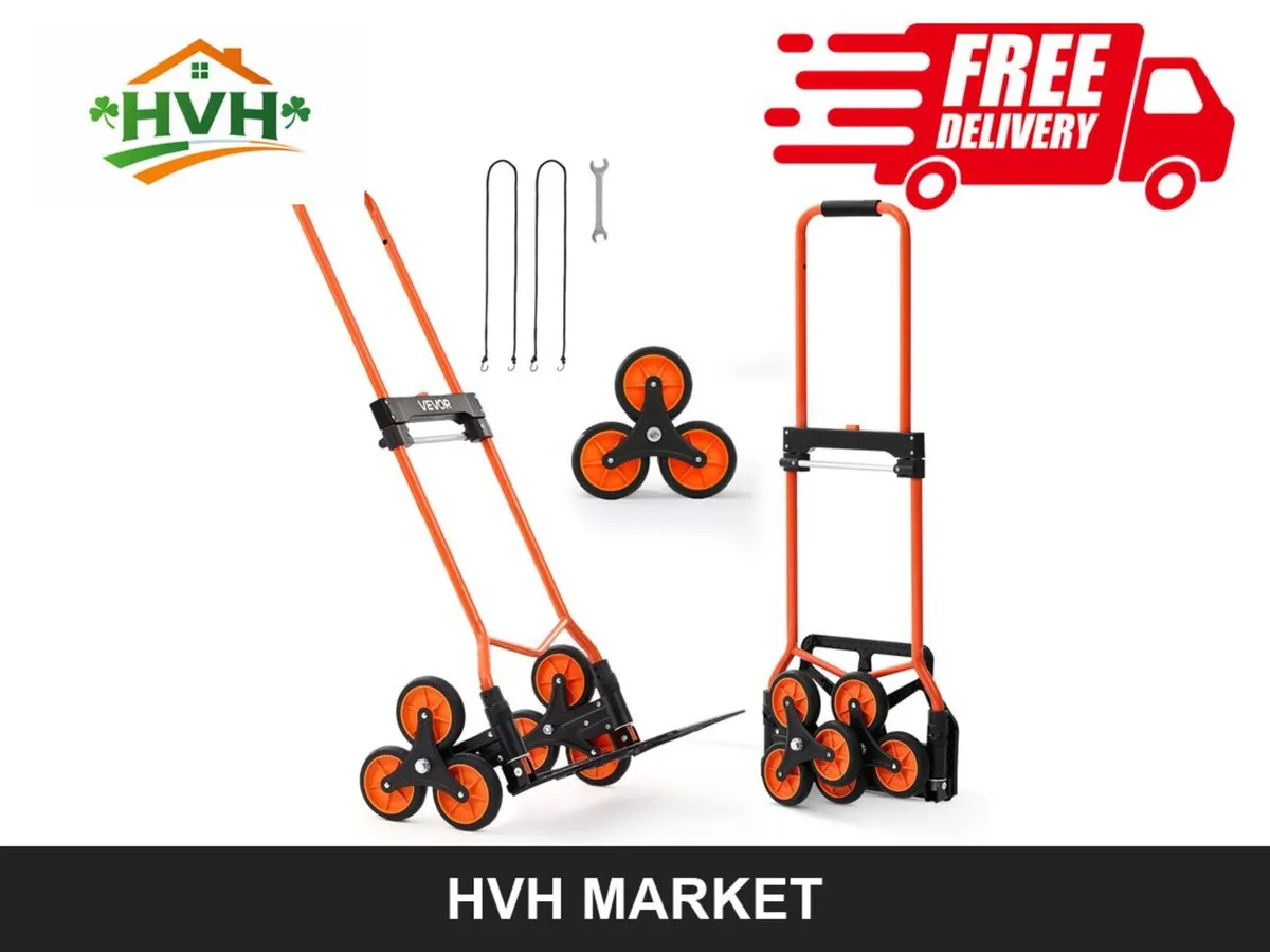 Folding Stair Climbing Trolley - 54kg - Image 1