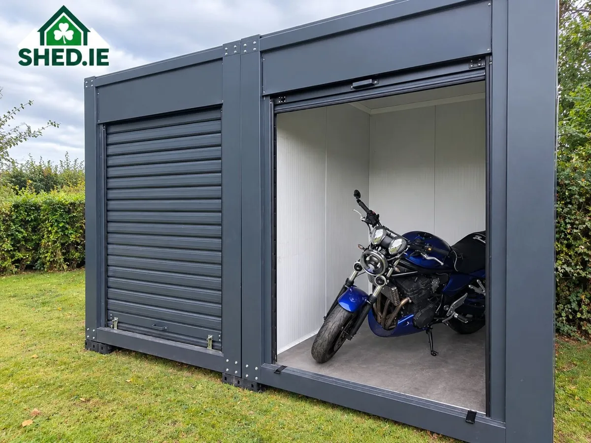 Steel Garage/Storage Container–Roller Shutter Door - Image 1
