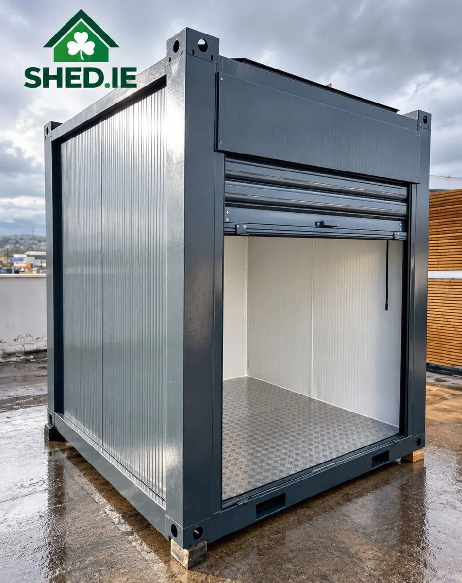Steel Garage/Storage Container–Roller Shutter Door - Image 1