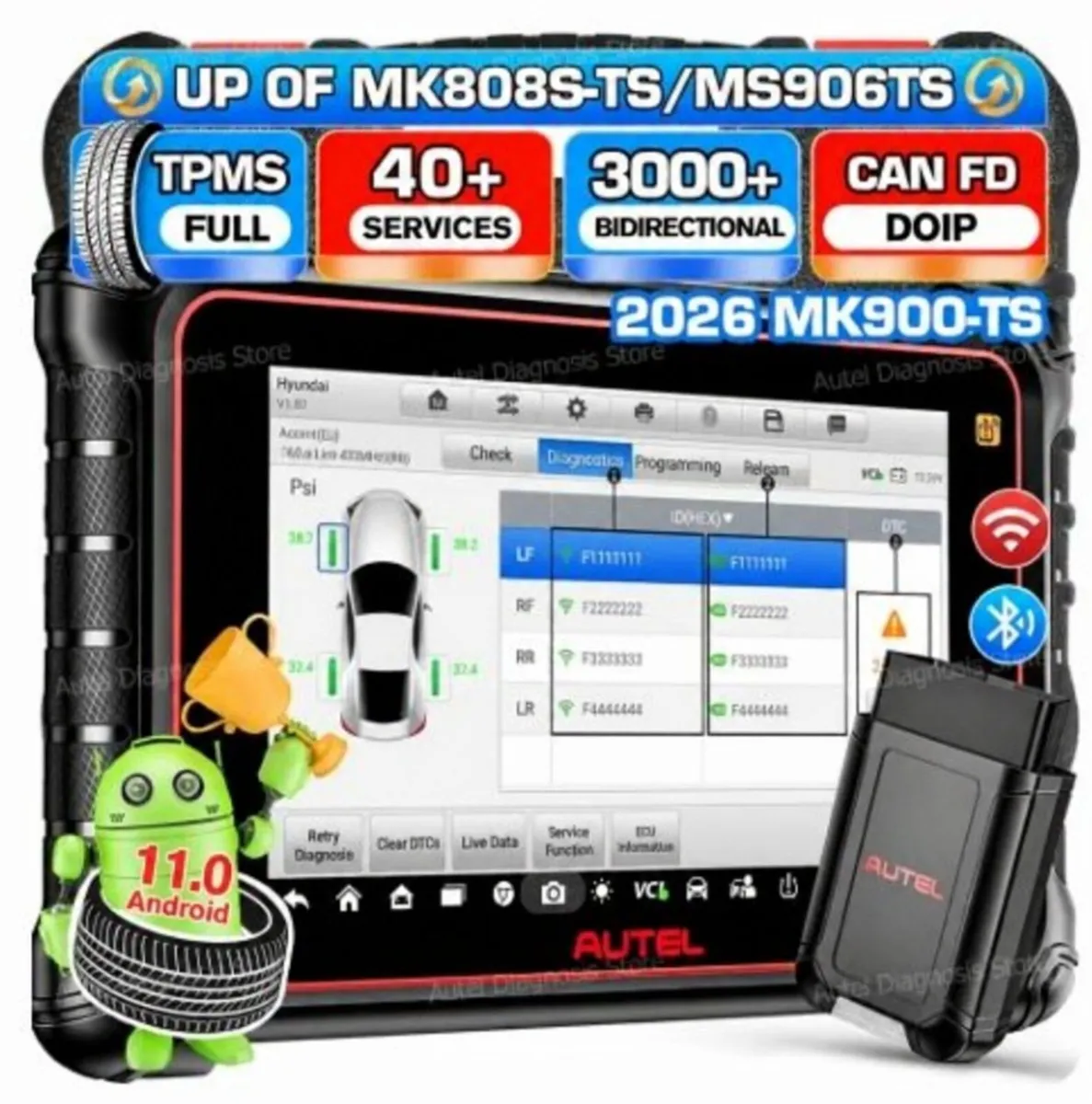 2026 Autel MaxiCOM MK900-TS  - TPMS scanner tool - Image 4