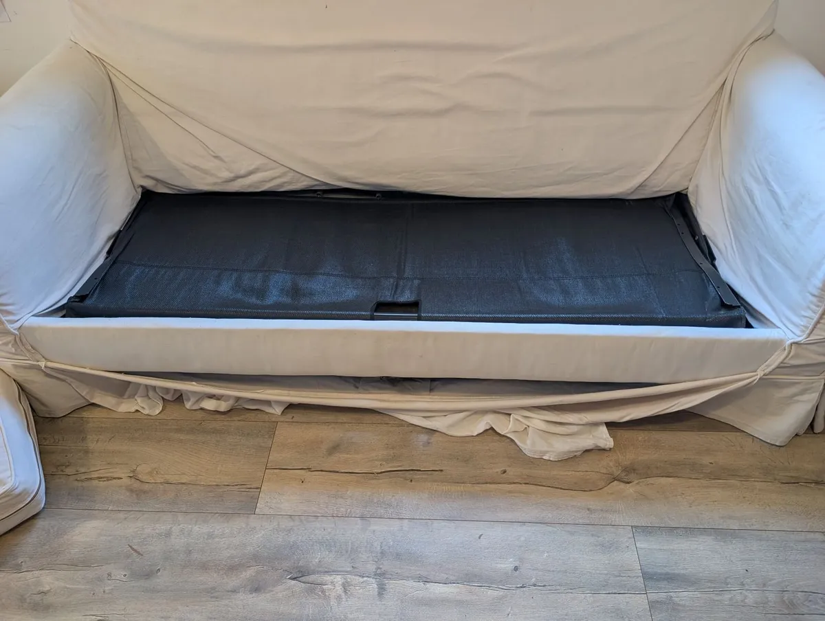 White Sofa Bed - Image 4