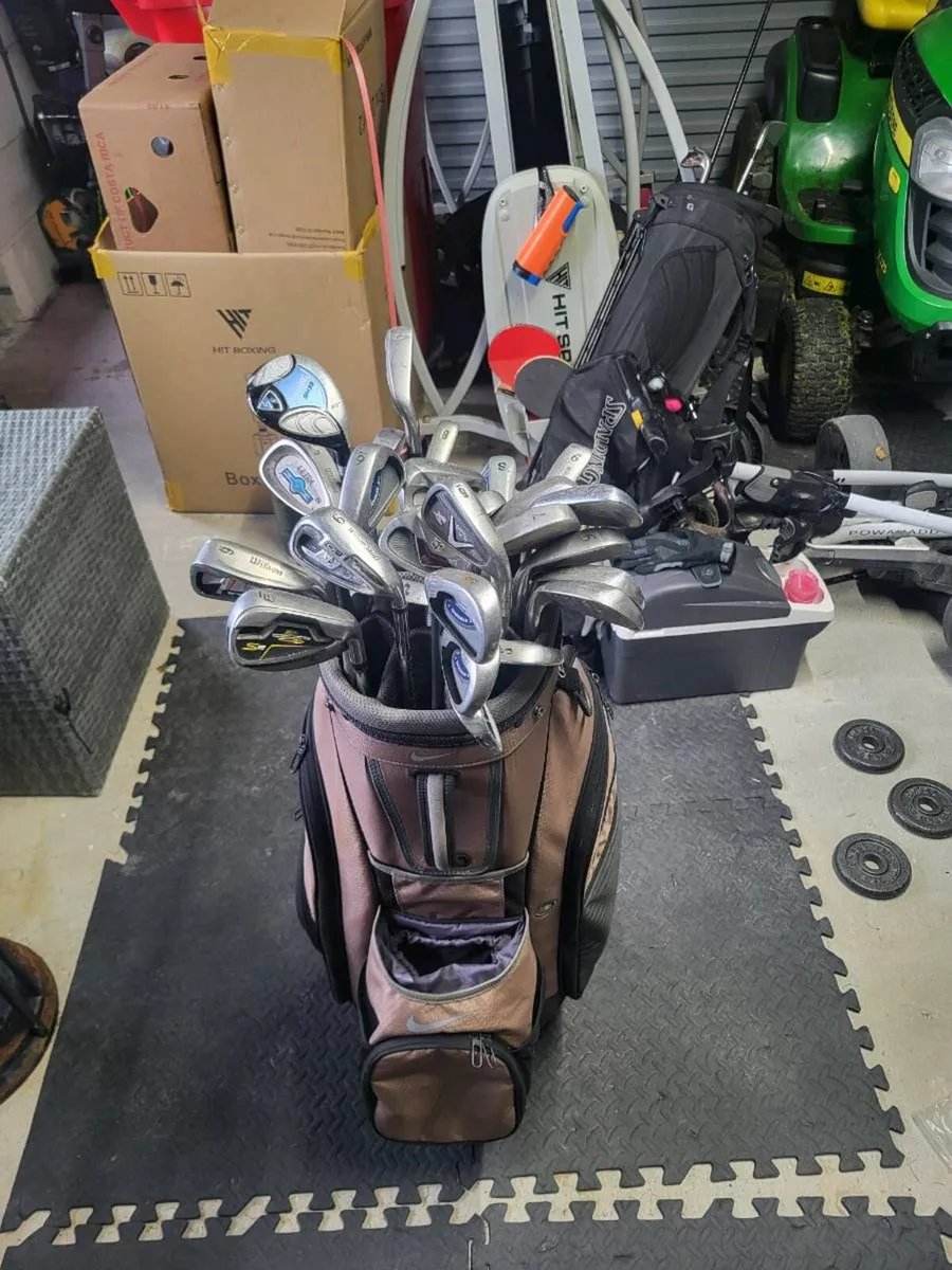 Golf Clubs + Nike Golf Bag – Great for R - Image 1