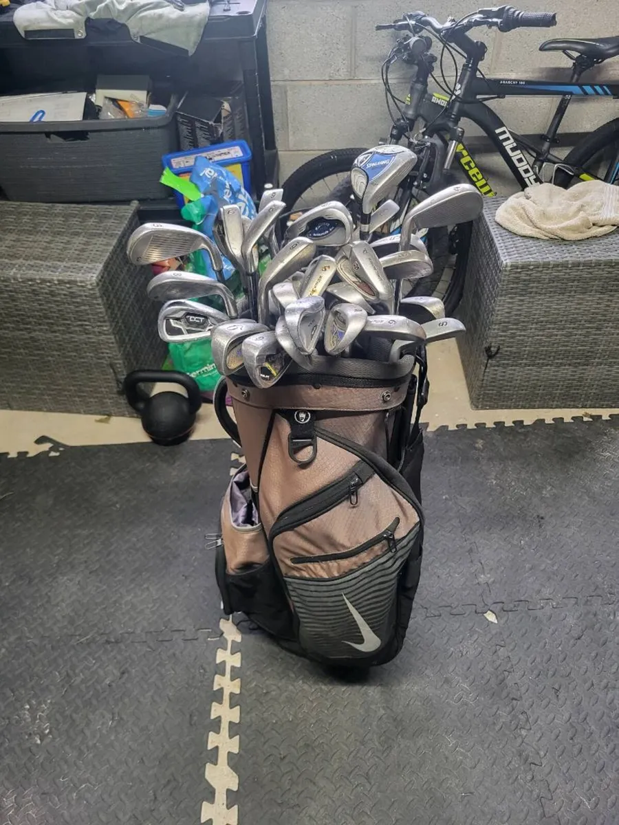 Golf Clubs + Nike Golf Bag – Great for R - Image 2