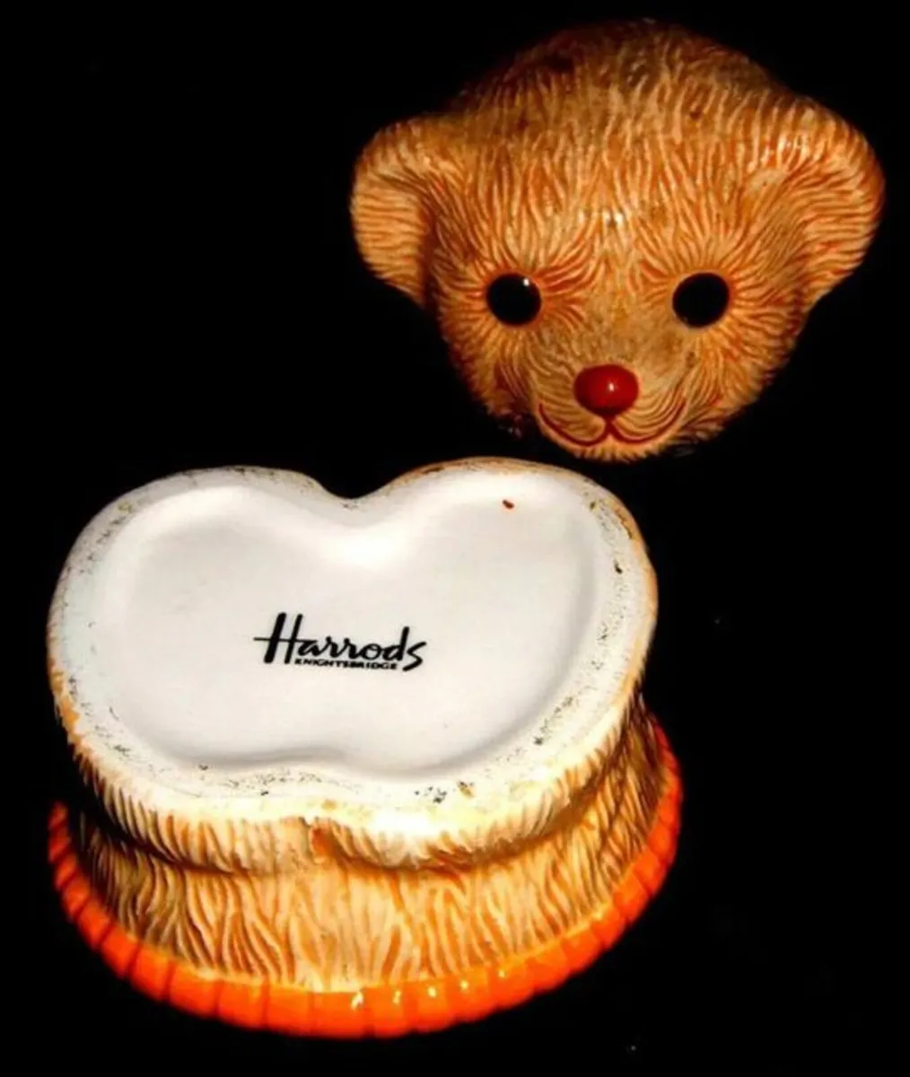 Vintage Harrods Ceramic Teddy Bear Teapot - Image 2