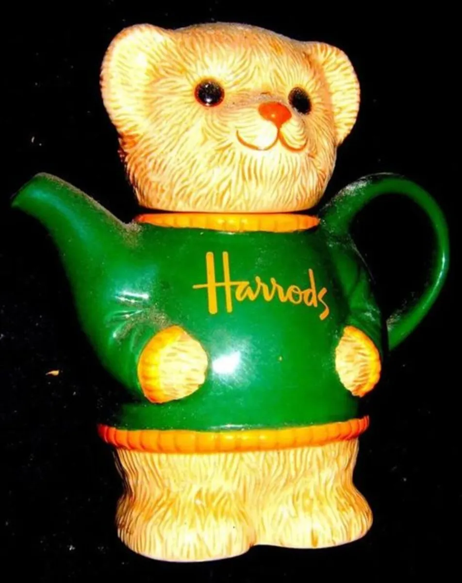 Vintage Harrods Ceramic Teddy Bear Teapot - Image 4