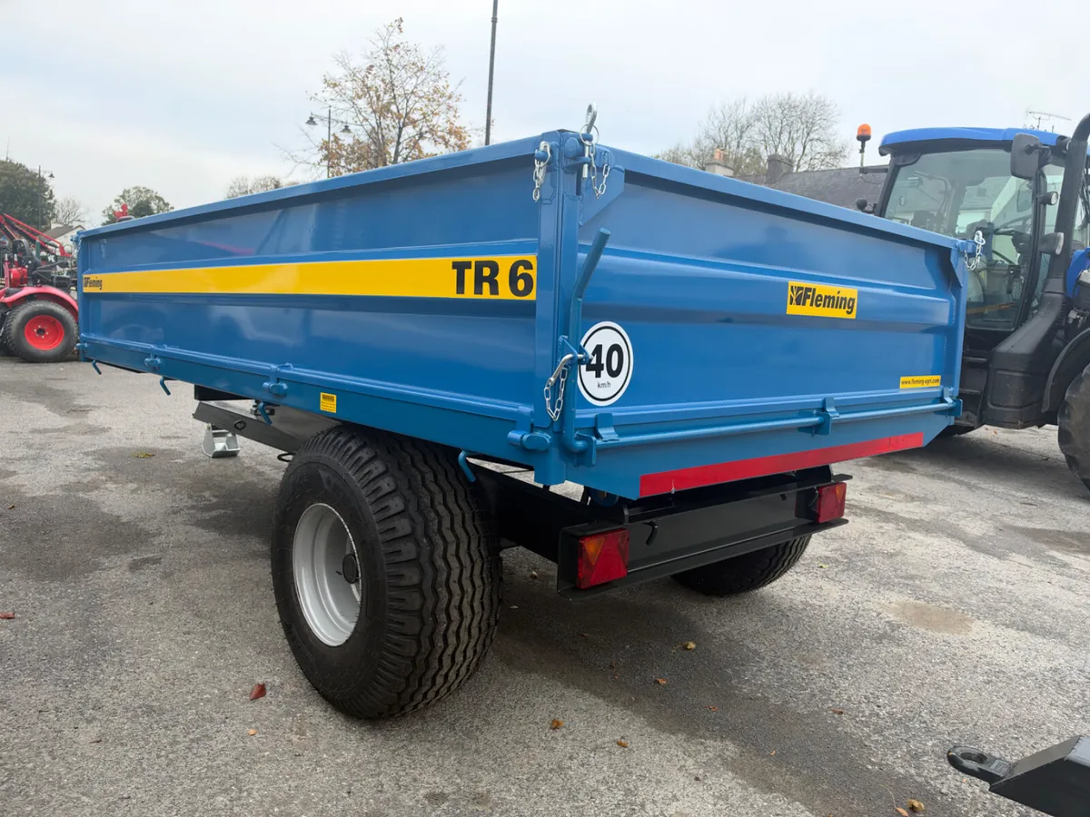 New Fleming TR6 Tipping Trailer - Image 4