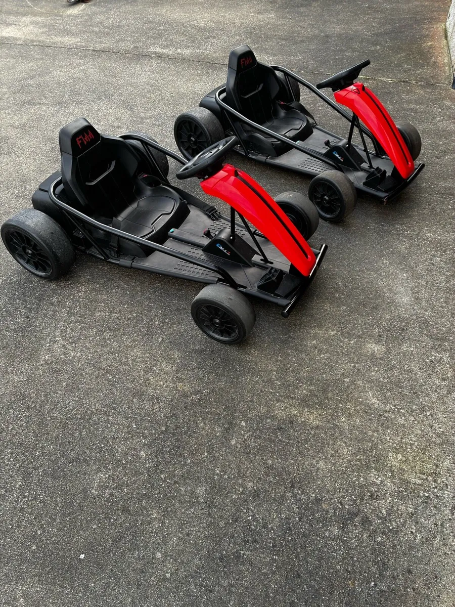 2 x 24v electric drift go-karts - Image 1