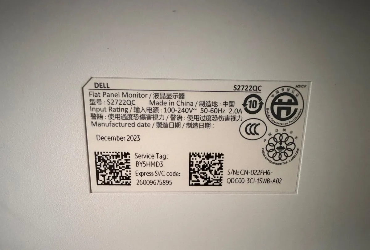 Dell S2722QC – 27” 4K UHD Monitor with Speakers - Image 4