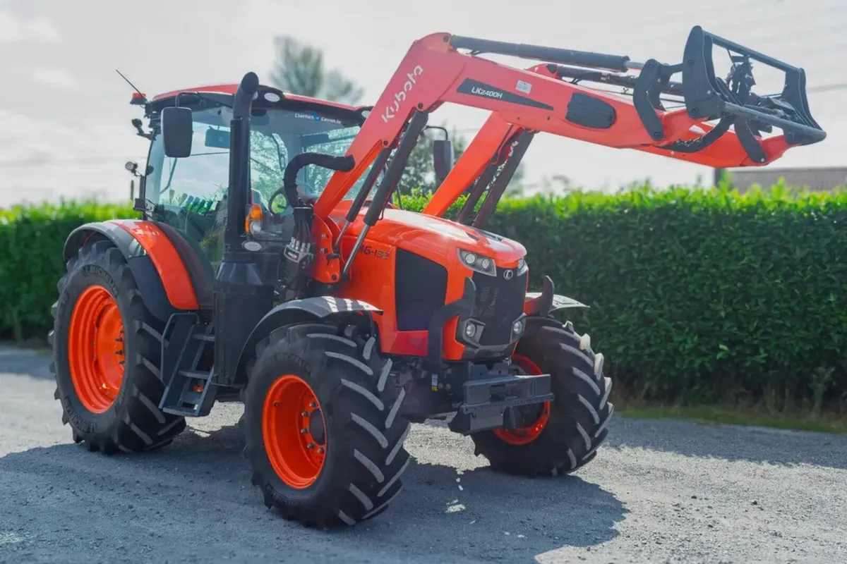 Demo Kubota M6-132 with LK2400H Front Loader - Image 2