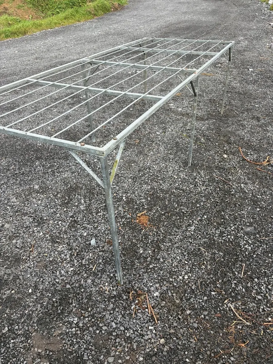 Galvanised steel tables - Image 2
