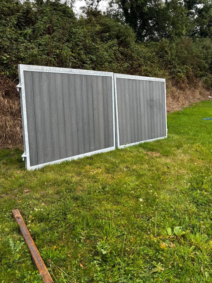 Galvanized steel gate pvc - Image 3