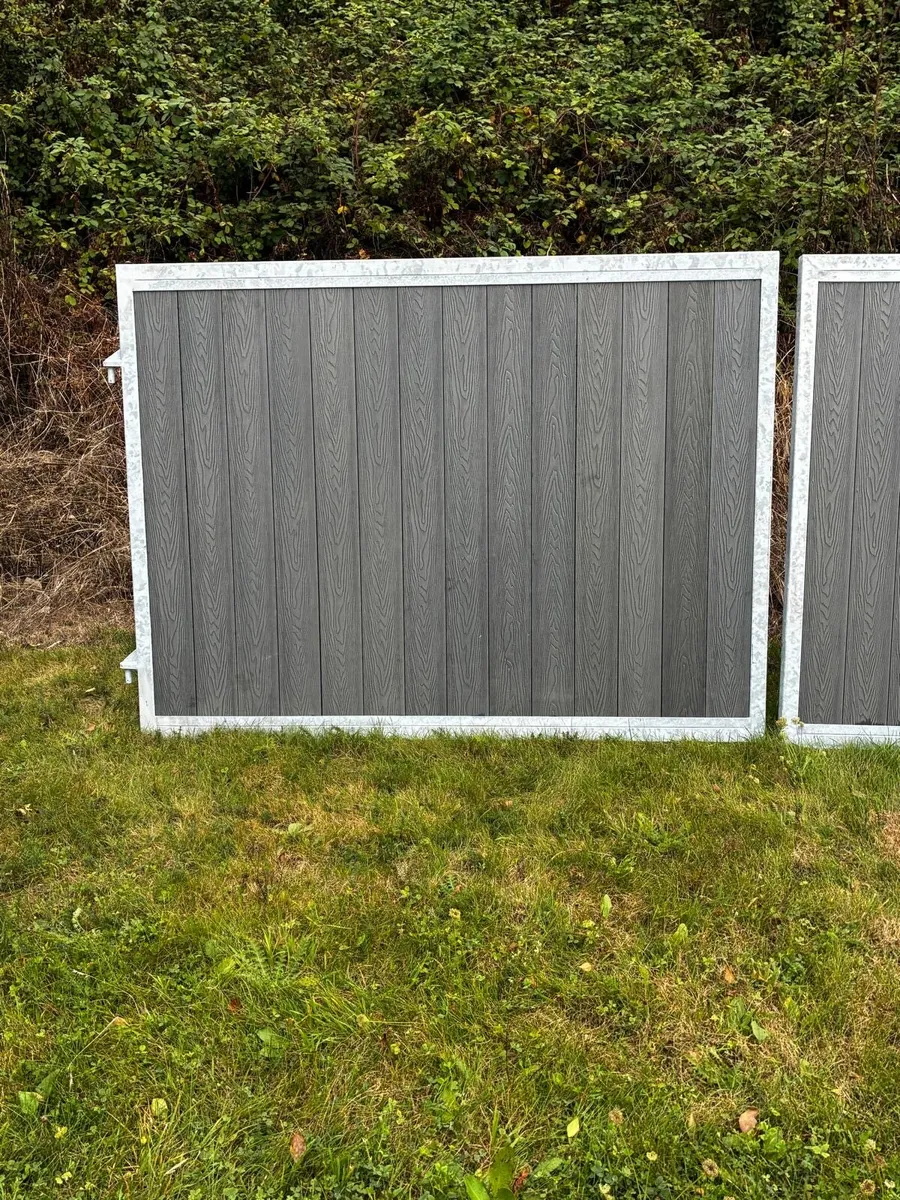 Galvanized steel gate pvc - Image 4