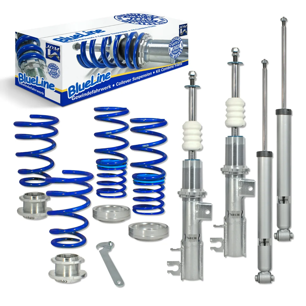 Vauxhall/Opel Corsa D JOM Blueline Coilovers