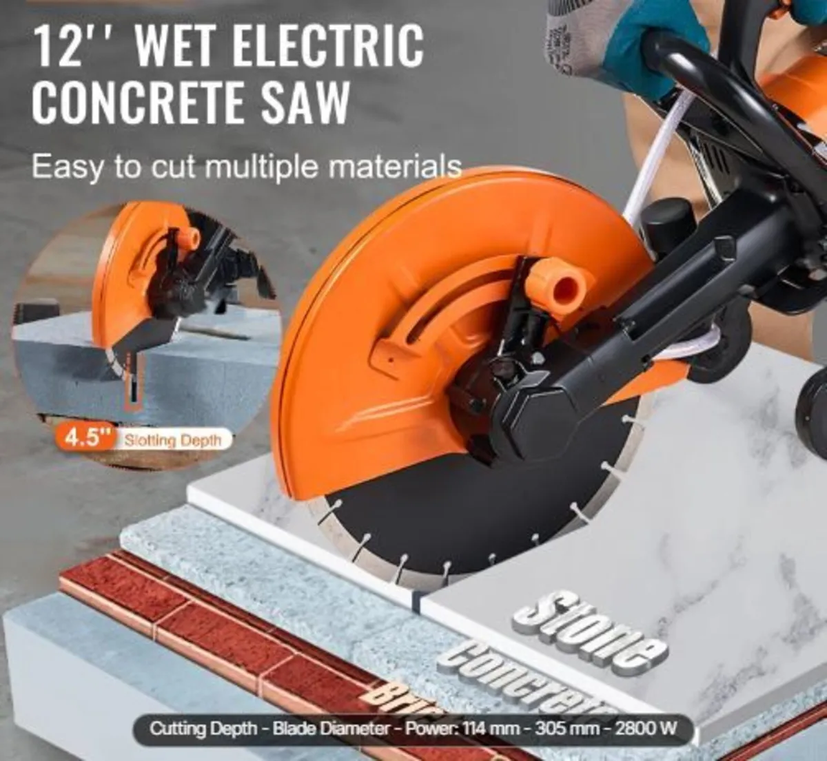 305mm Concrete Saw Cutting Cutter - Image 3