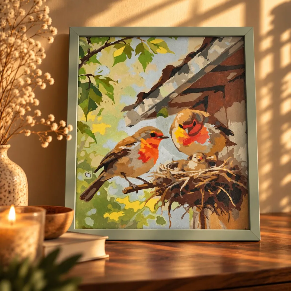 Hand-Painted Acrylic Painting - Image 2