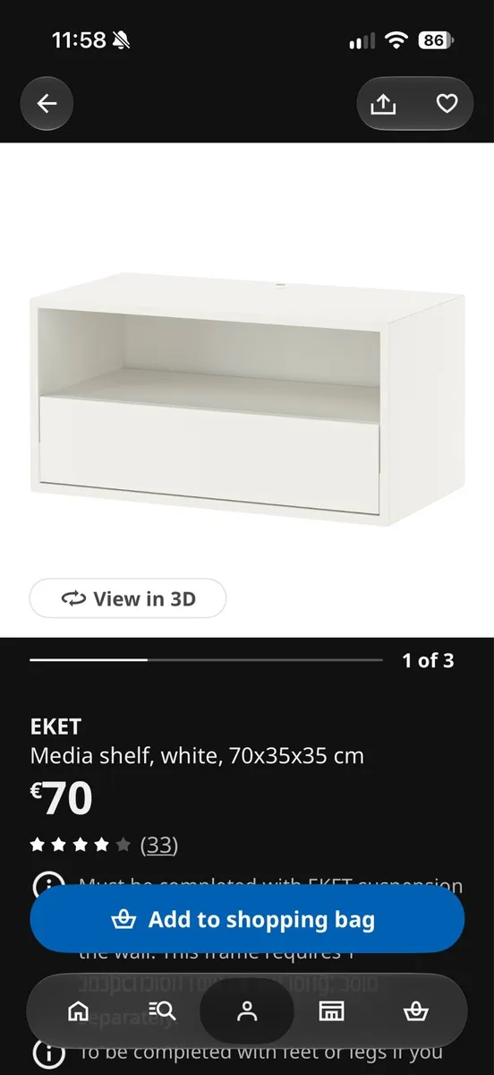 FREE - €0 - Ikea EKET media unit - Image 1
