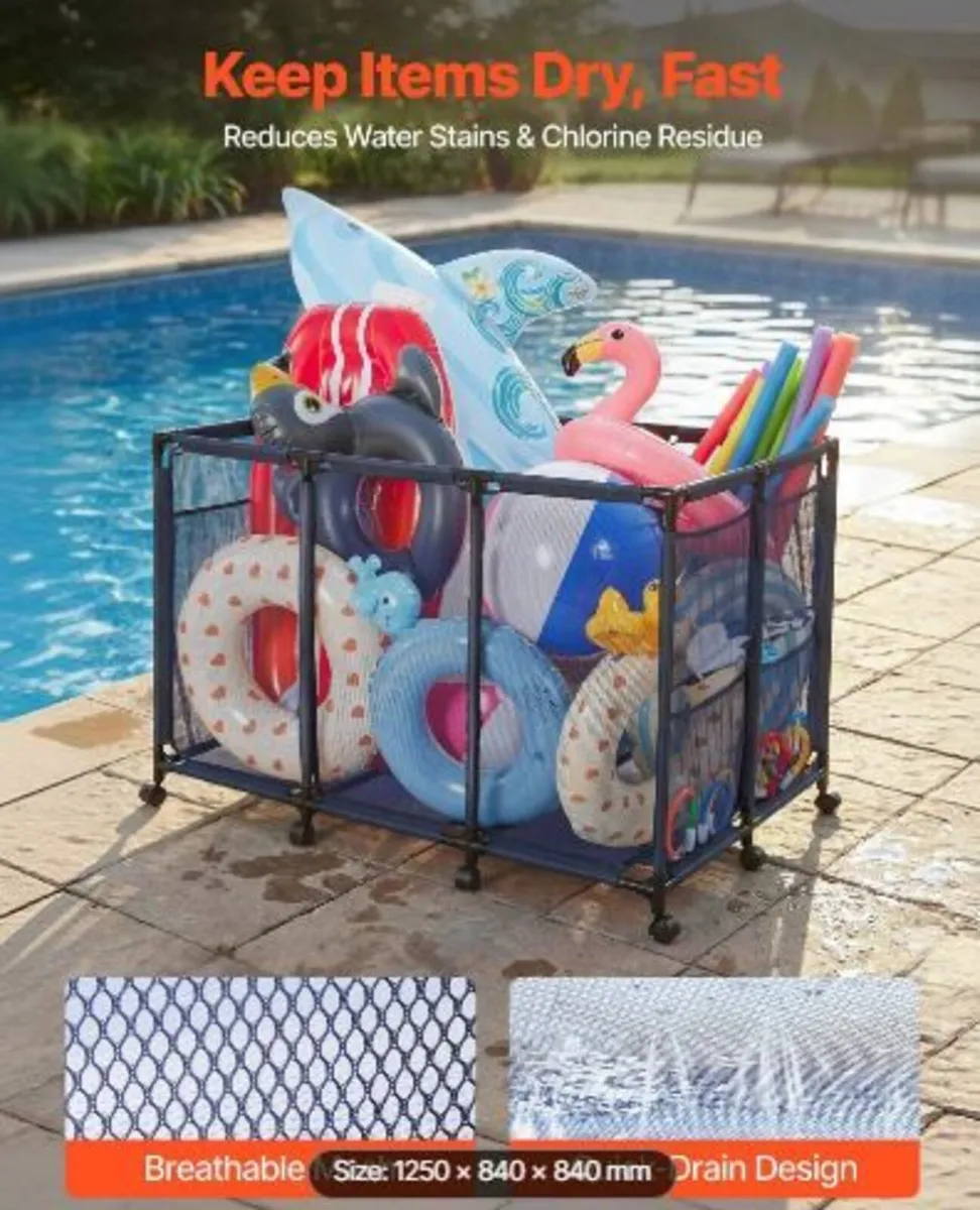 Pool Storage Bin, 125 x 84 x 84 cm - Image 3