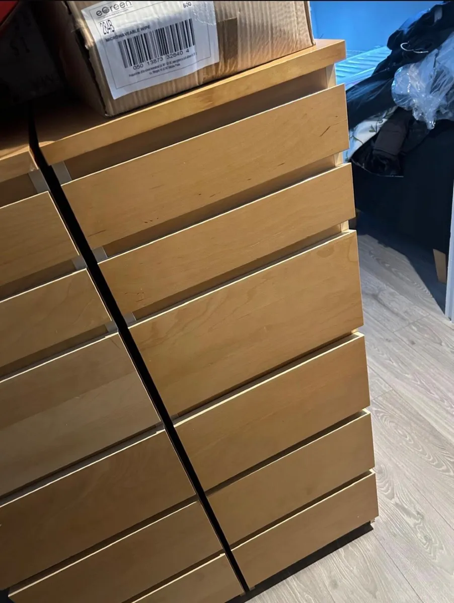 2x Tall drawer units - Image 2