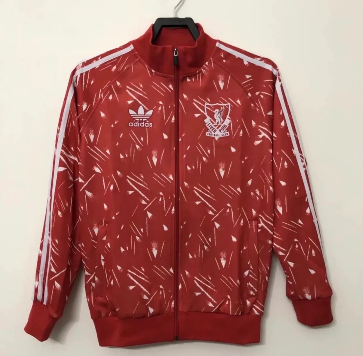 Liverpool Retro 91/92 Adidas Home Tracksuit Jacket - Image 1