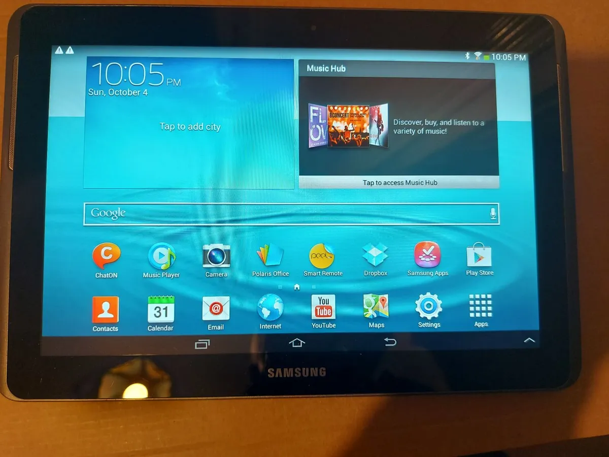 Samsung Galaxy Tab 2, Black, 16GB, Model GT-P5113, - Image 1
