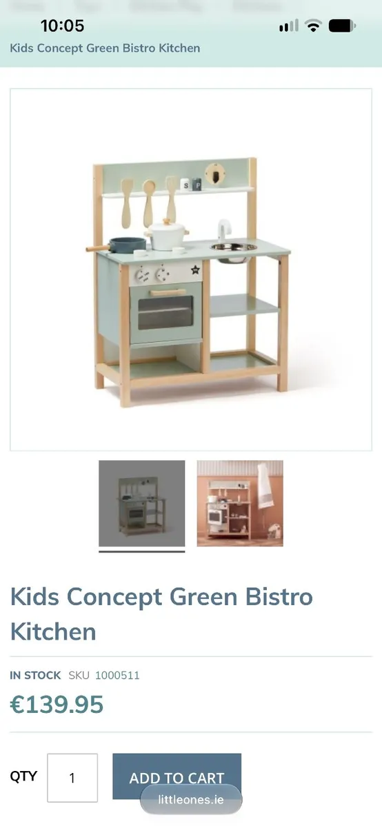 Toy Wooden Kitchen - Image 3