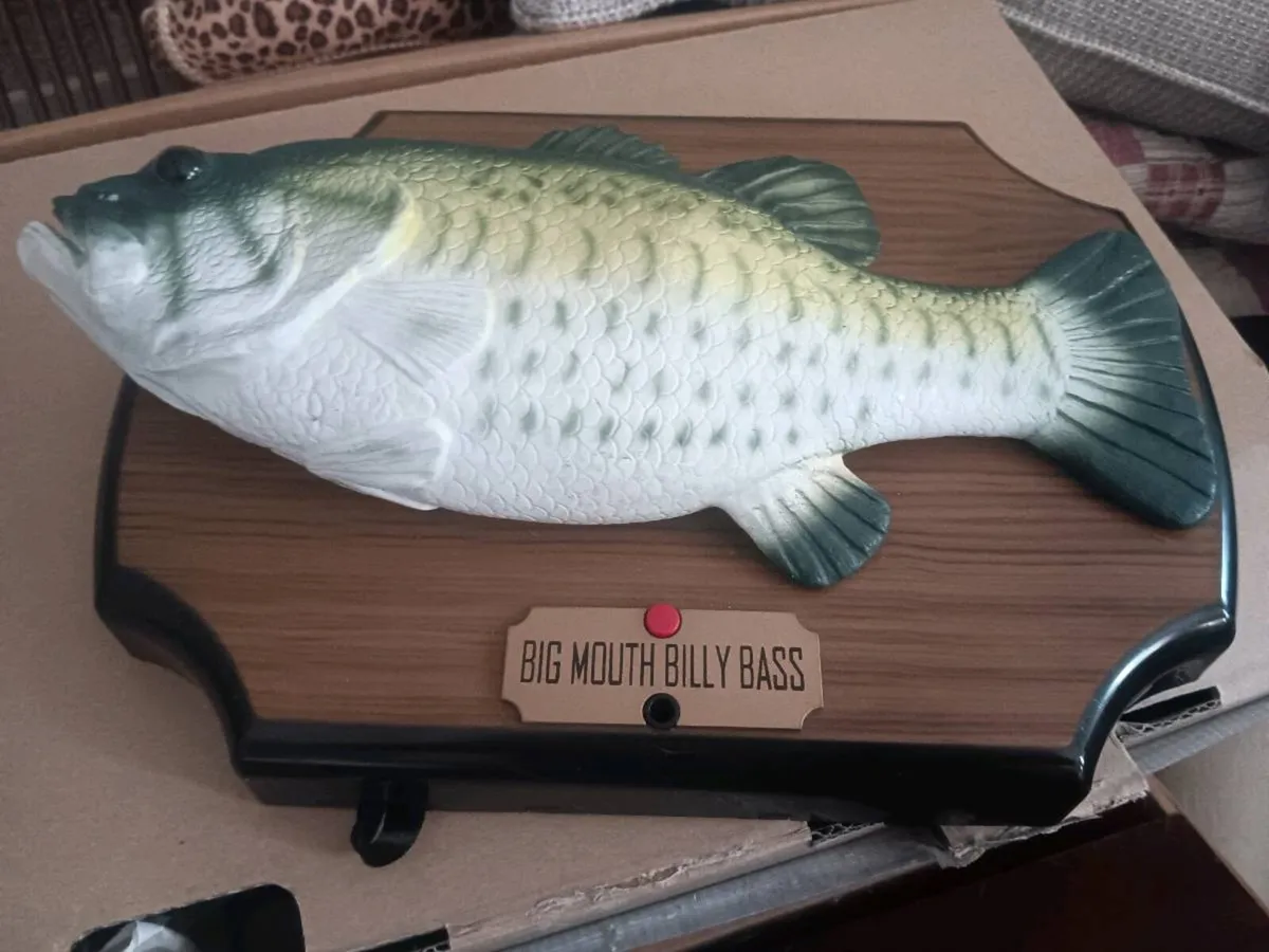 Vintage talking fish - Image 1