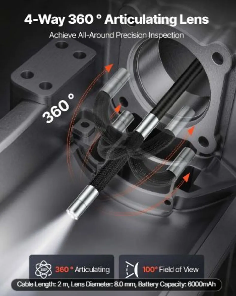 Articulating Endoscope with Light - Image 3