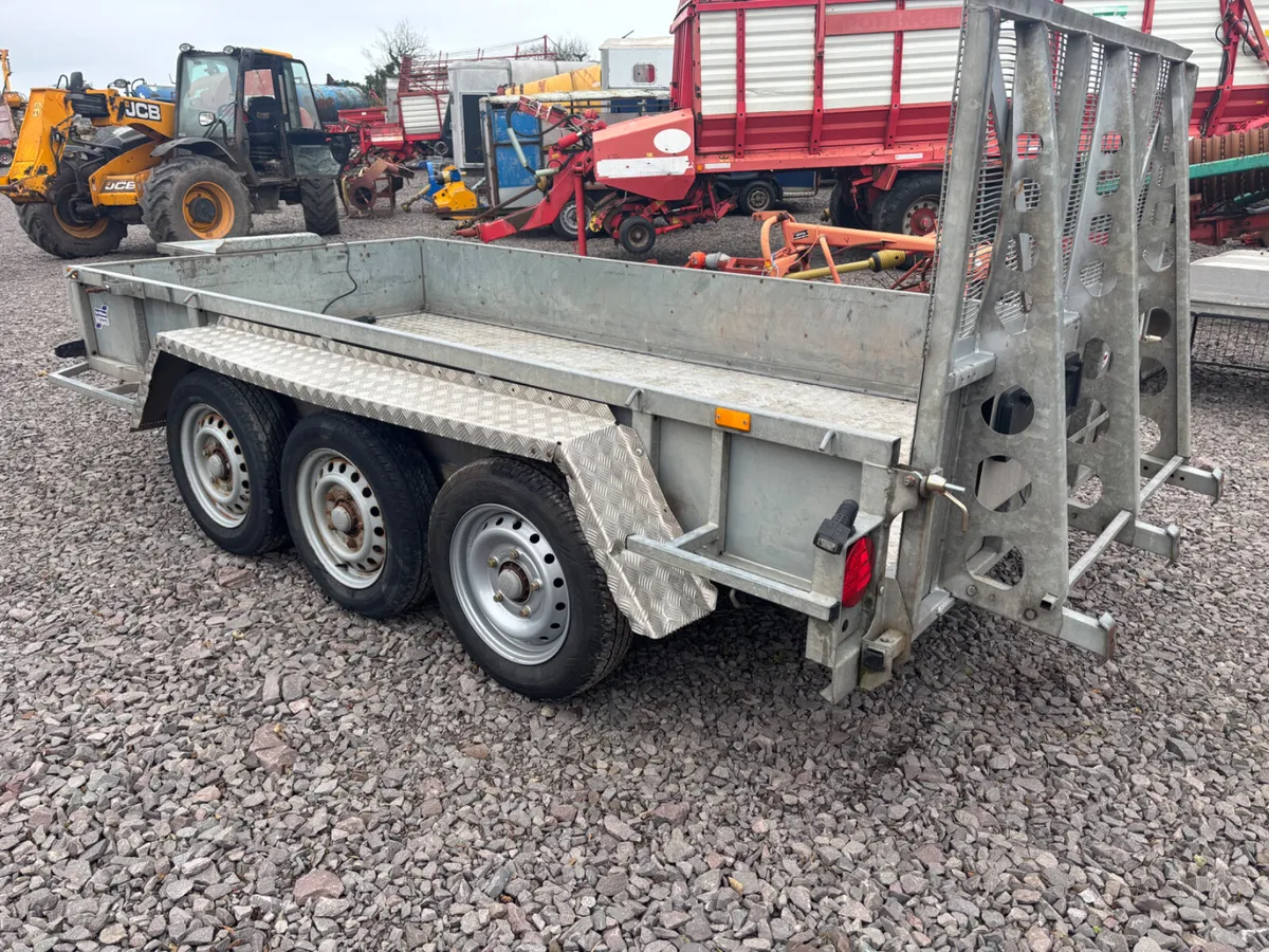 Ifor williams 12ft x 6ft Tri axle plant trailer - Image 3