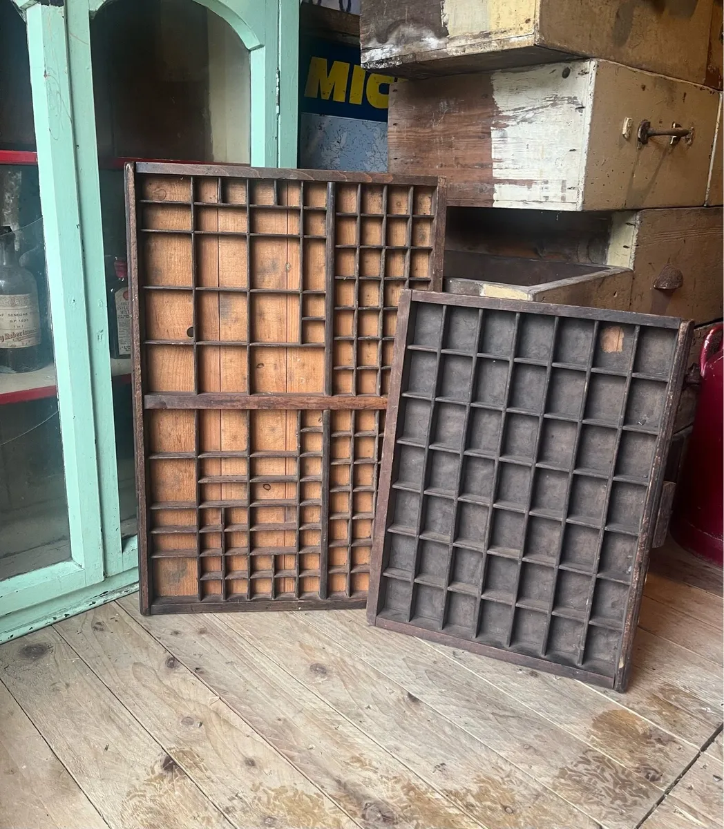 Old Printers Trays - Image 1