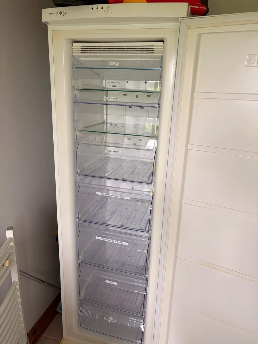 Freezer, tall zanussi freezer - Image 1