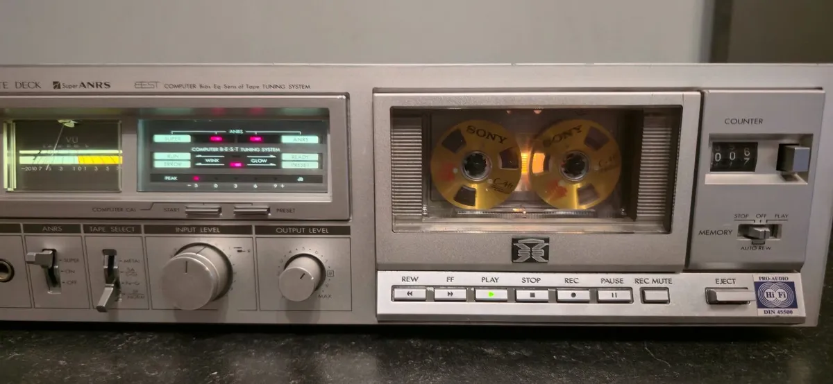 VINTAGE JVC KD-A 66 Hi-End TAPE DECK SERVICED TOP - Image 2