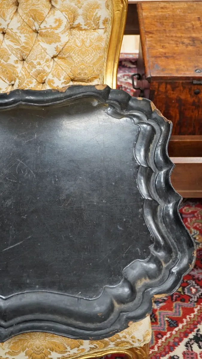 Large 19th Century Victorian Papier-Mâché Tray - Image 4