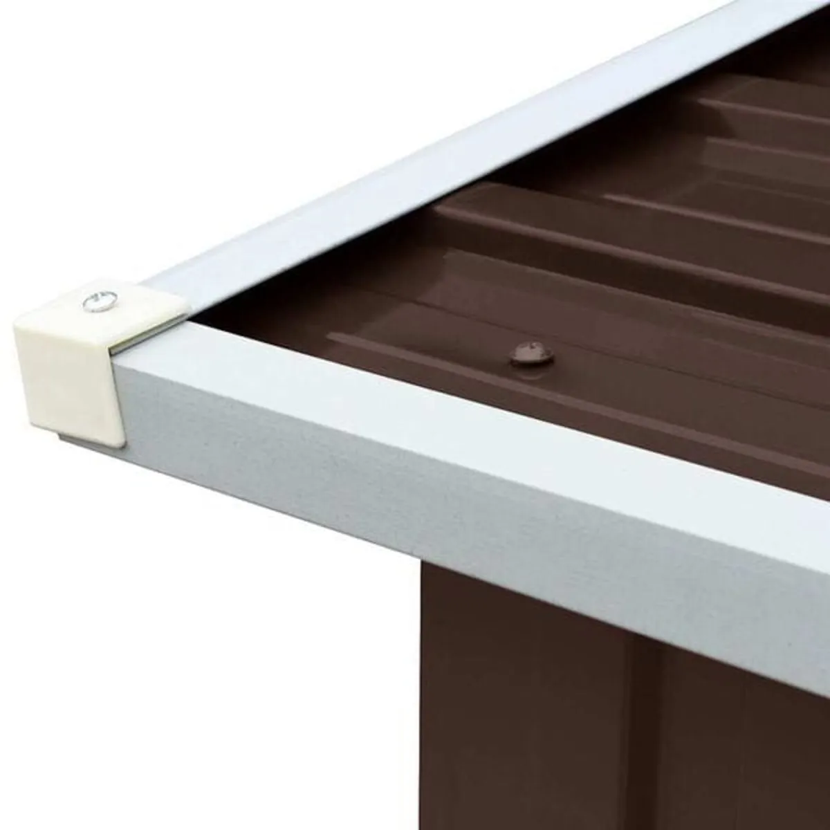 Garden Log Storage Shed Galvanised Steel 330x92x15 - Image 3