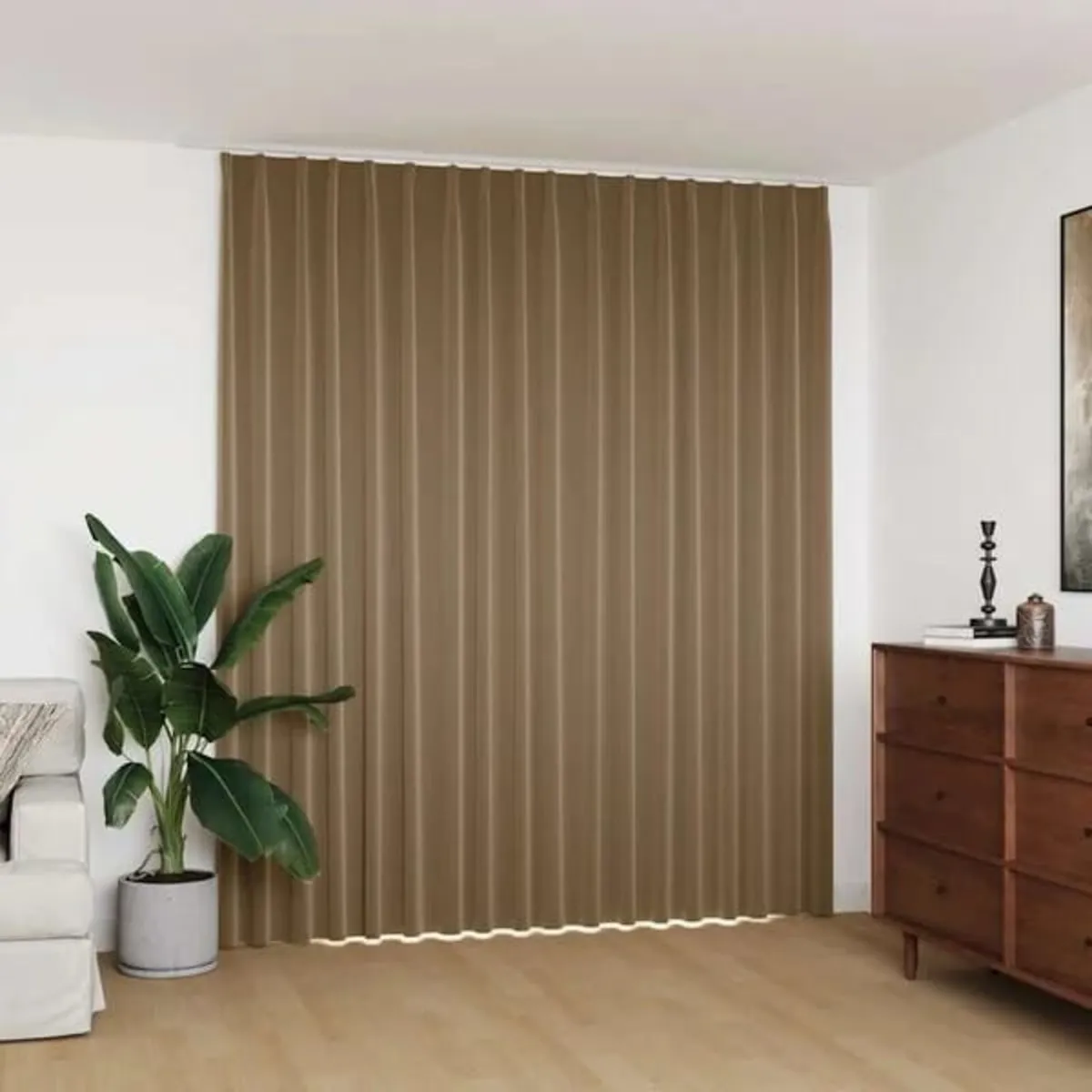 Blackout Curtain with Hooks Taupe 290x245 cm

Desc - Image 3
