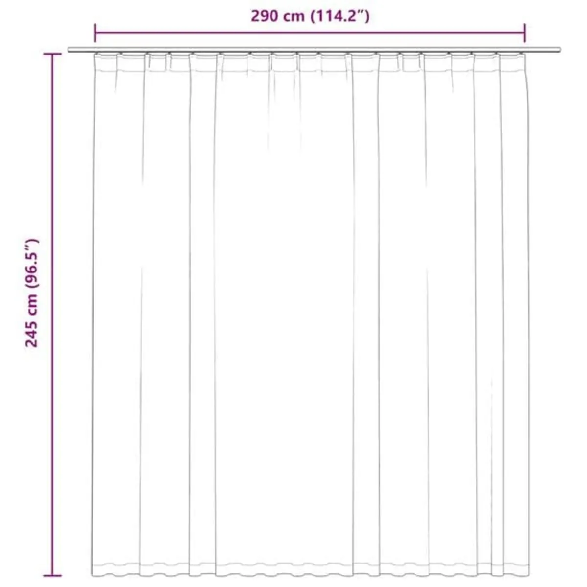 Blackout Curtain with Hooks Taupe 290x245 cm

Desc - Image 4