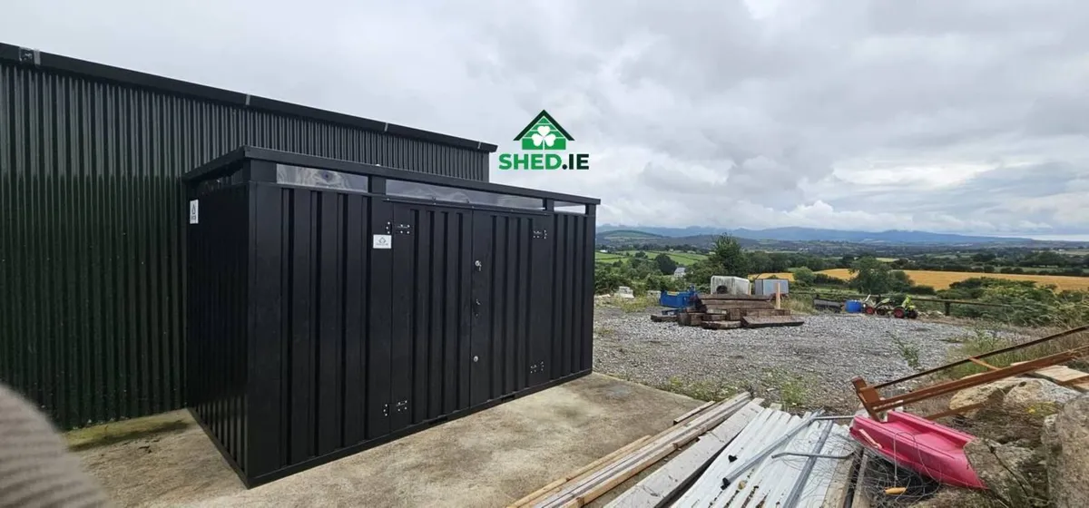 4m CUBE Steel Storage Shed – Weatherproof & Secure - Image 1