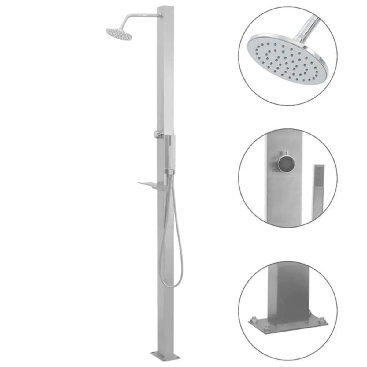 Outdoor Shower Stainless Steel Straight

Descripti - Image 1