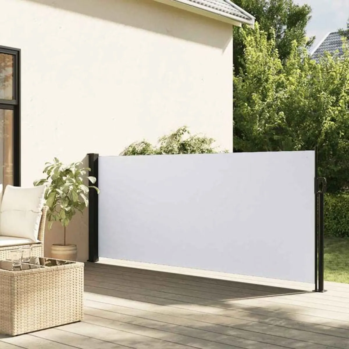 Retractable Side Awning White 100x300 cm

Descript - Image 3