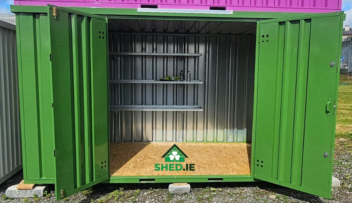 4m CUBE Steel Storage Shed – Weatherproof & Secure - Image 3
