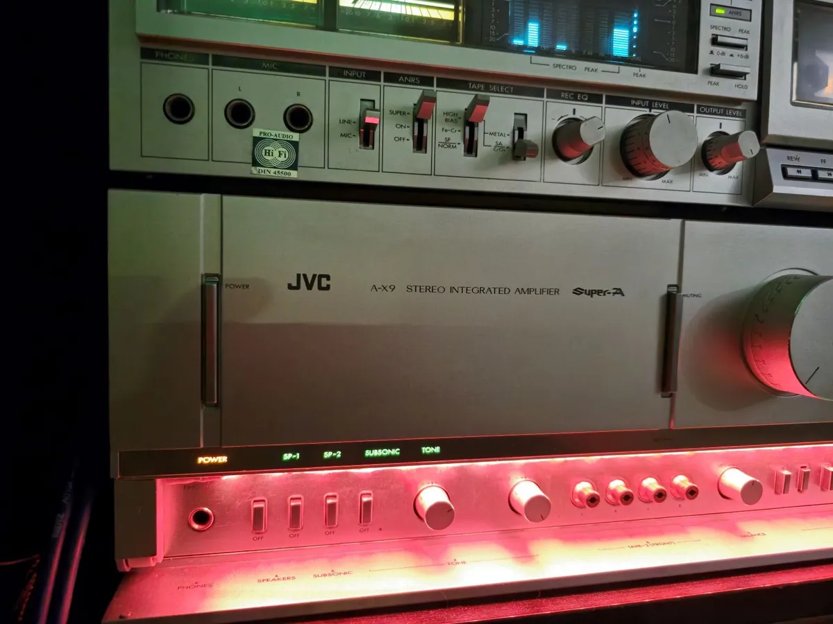 HI-END JVC A-X9 POWER AMPLIFIER NEW CAPACITORS - Image 3