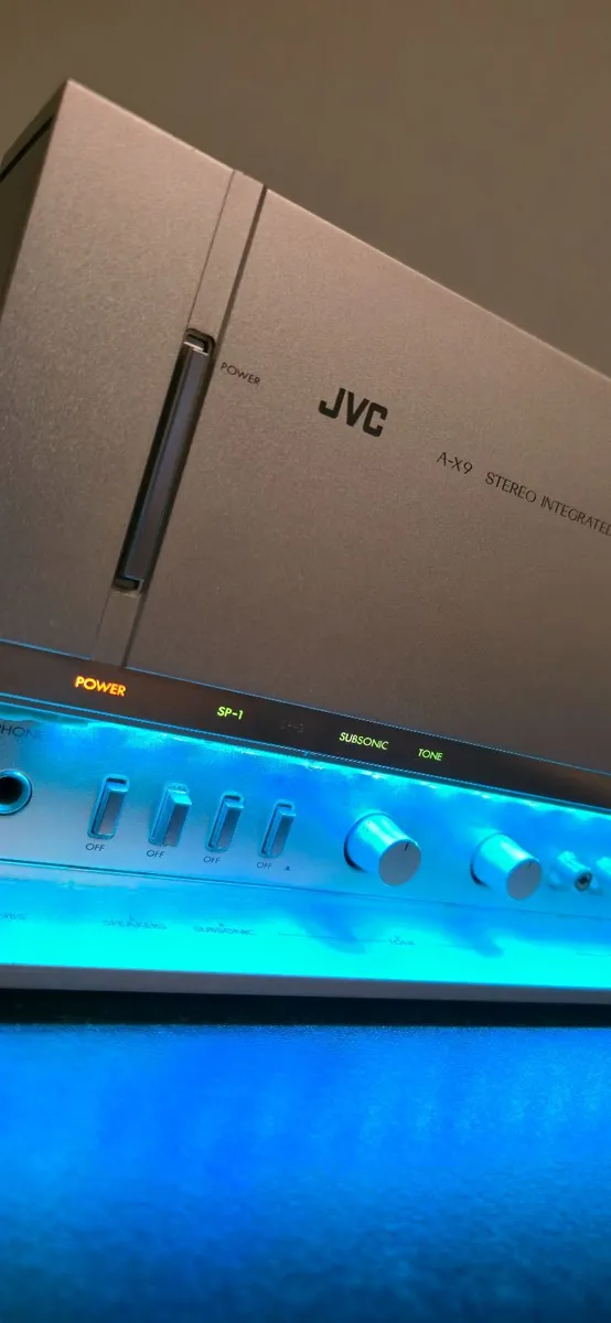 HI-END JVC A-X9 POWER AMPLIFIER NEW CAPACITORS - Image 1