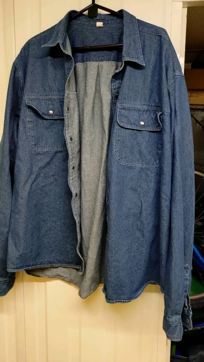 Men's Denim Shirt. Size XXXL. - Image 1