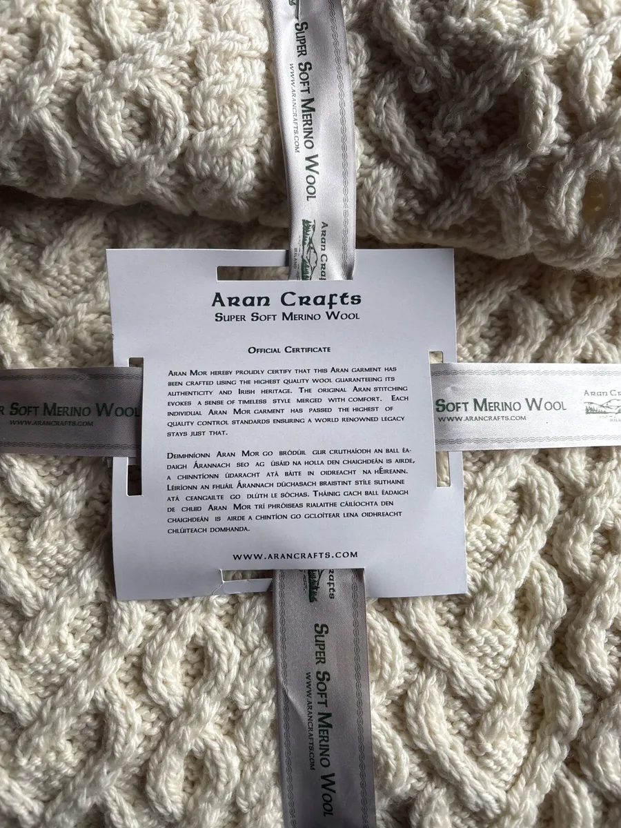 Aran Crafts Super Soft Merino Wool Throw - Image 4