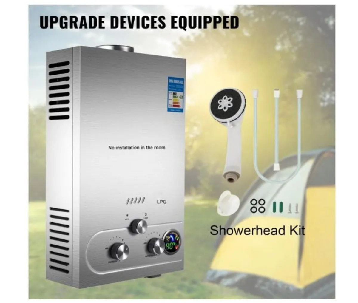 LPG Liquid Gas Instantaneous Water Heater 18L 36KW - Image 1