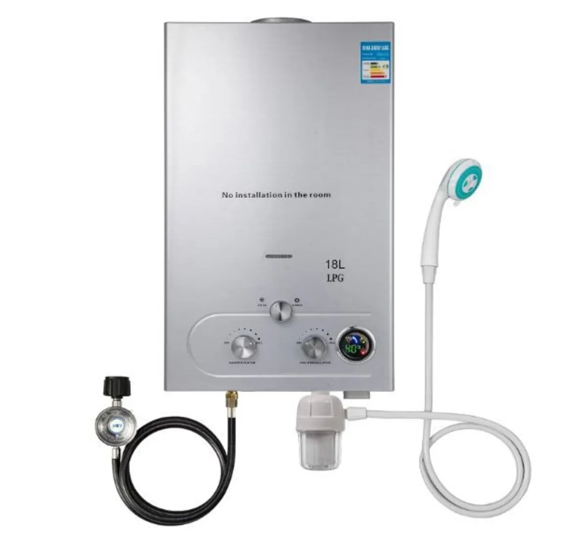 LPG Liquid Gas Instantaneous Water Heater 18L 36KW - Image 2