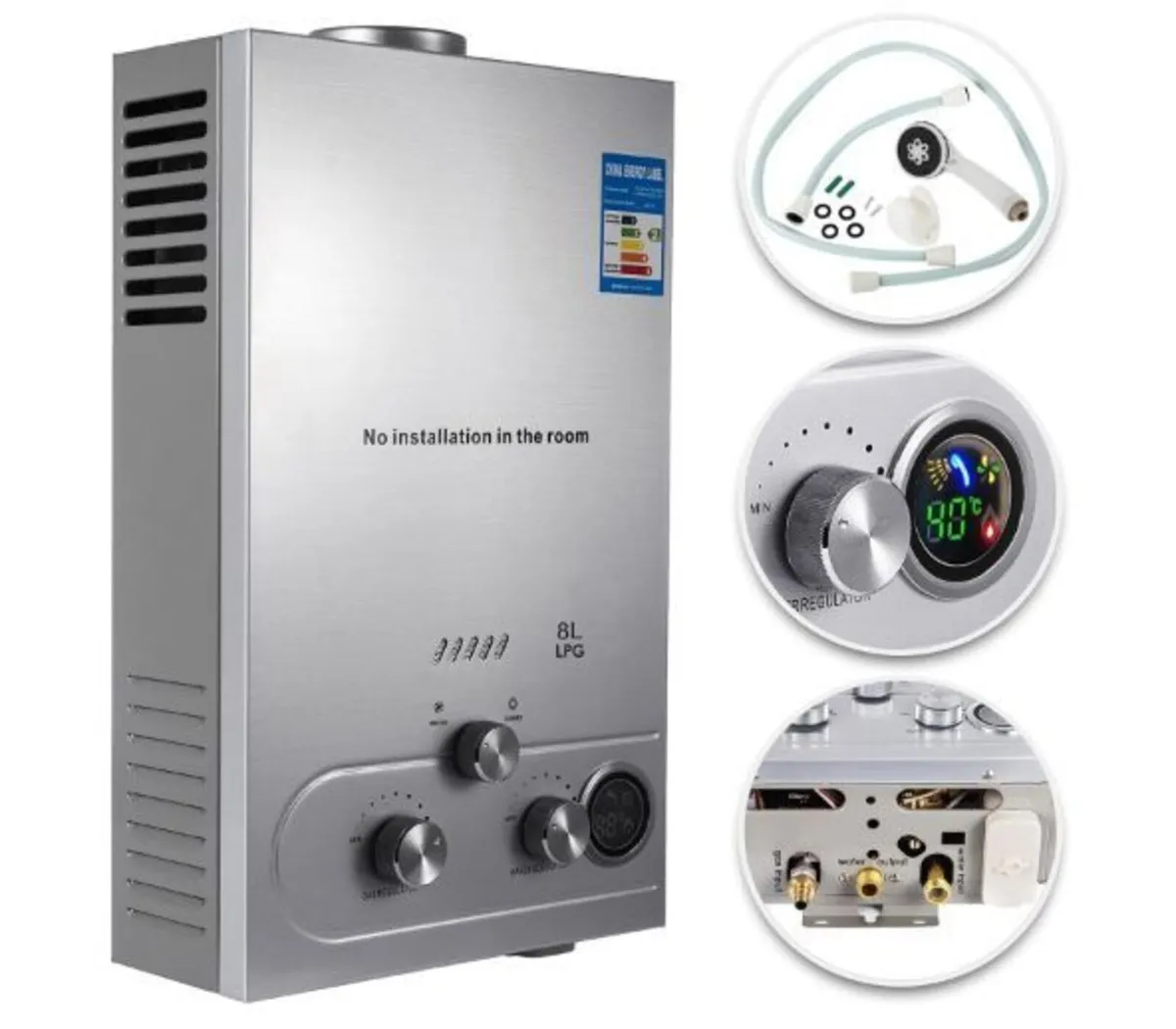 Gas Instantaneous Water Heater 8L - Image 2